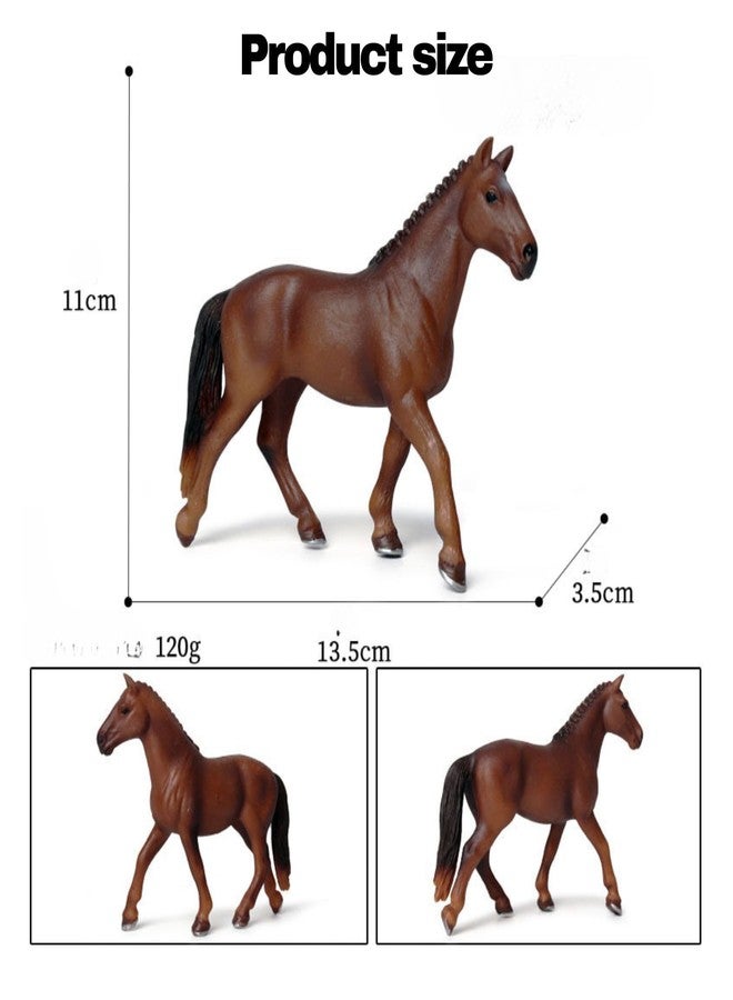 Mallexo مجموعة ألعاب خيول واقعية من ماليكسو، مناسبة للأطفال، بحجم كبير، تتضمن مجسمات حيوانات متحركة، لتزيين المنزل، ولأغراض تعليمية، مناسبة للأولاد والبنات - ألعاب حيوانات أليفة، هدايا أعياد الميلاد - Image 2